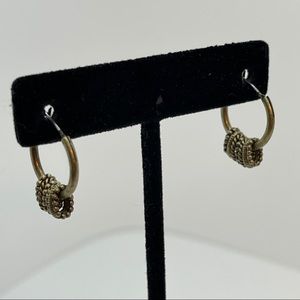 Brass Hoops small size NWOT